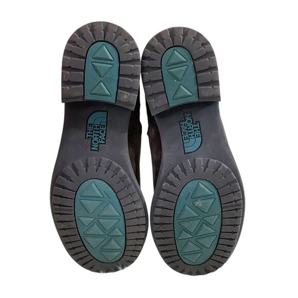 The North Face Brown Suede Riding Boots Side Zip Waterproof Women's Size 7 EUC - Picture 6 of 9